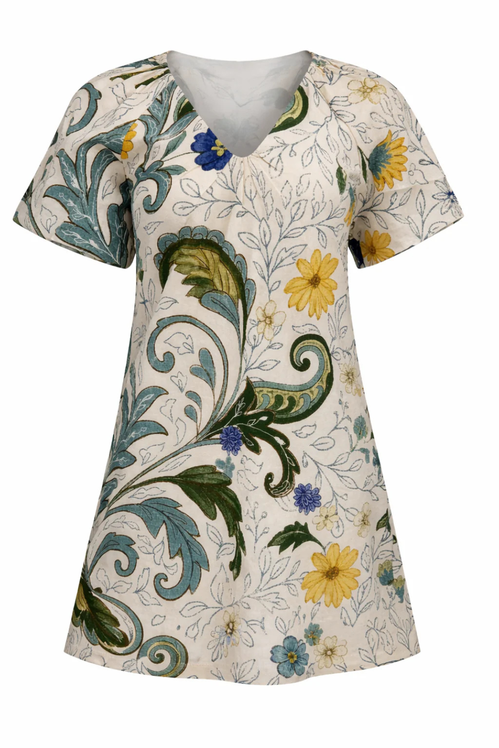 Clarke Multi Floral Daisy Mini Dress | Anna Cate Collection