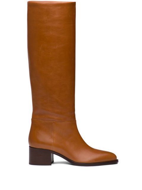 pointed toe knee-high boots | Farfetch (US)