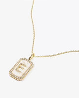 Love Letters Double Sided Necklace - Gold | Melinda Maria