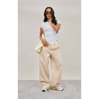 White Basic Slinky Short Sleeve Bodysuit | PrettyLittleThing US