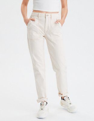 AE High-Waisted Utility Straight Leg Pant | American Eagle Outfitters (US & CA)
