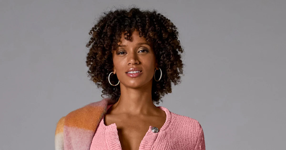 Chenille Long Sleeve Cardigan - Coral Blush | Boston Proper | Boston Proper