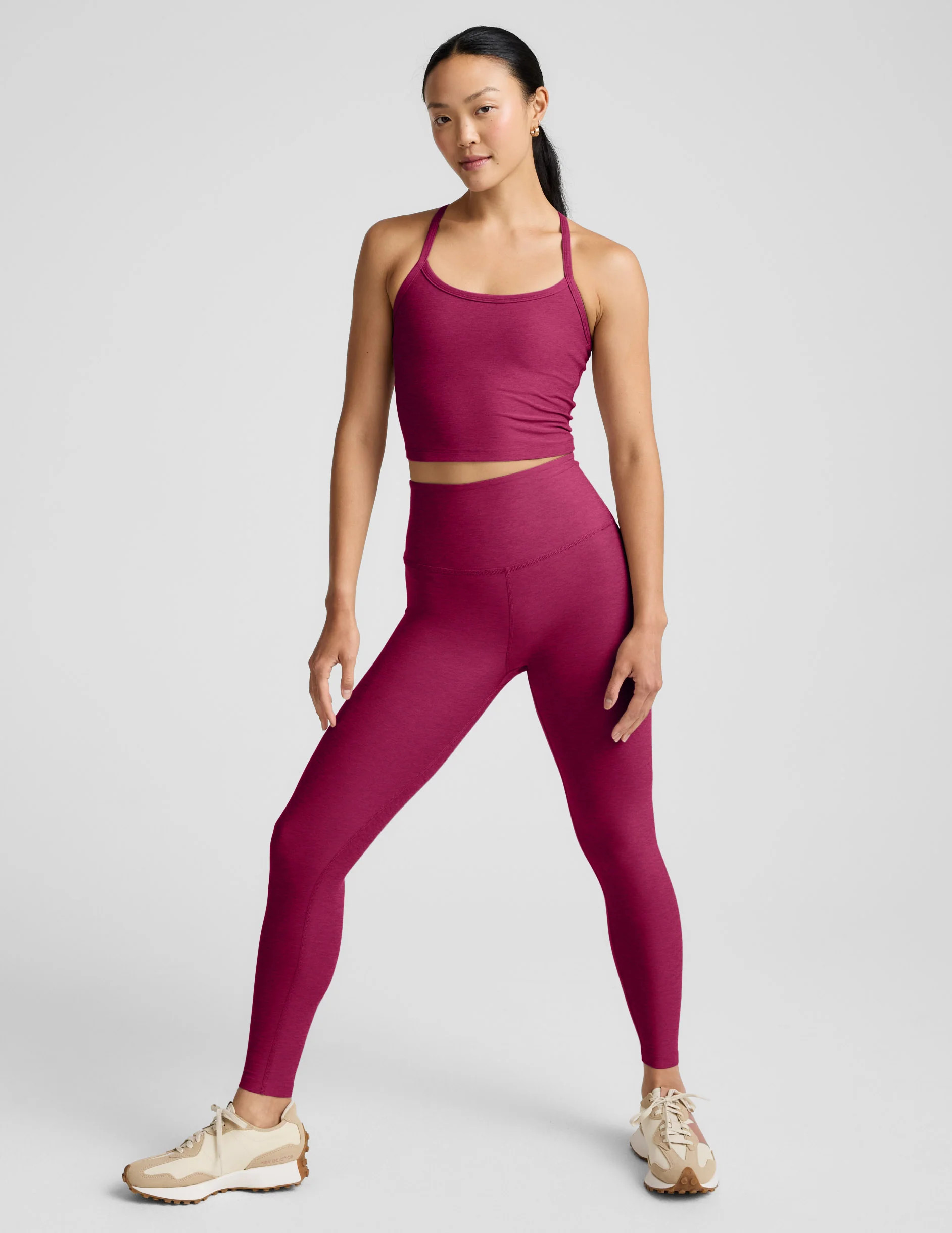 Spacedye Slim Racerback Cropped Tank | Beyond Yoga | Beyond Yoga