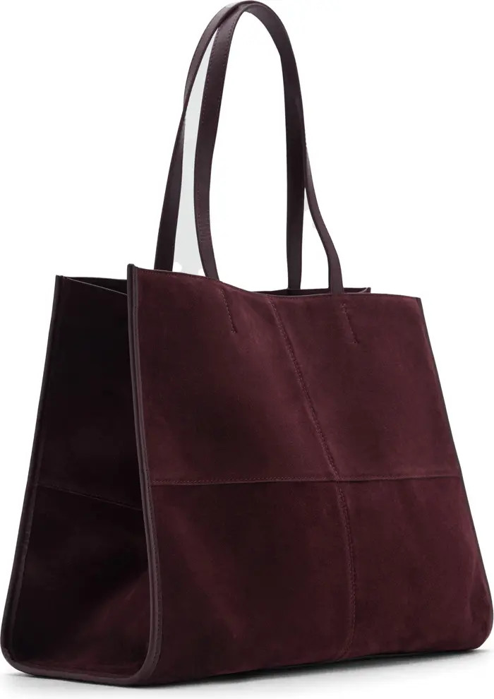MANGO Leather Shopper Bag | Nordstrom | Nordstrom