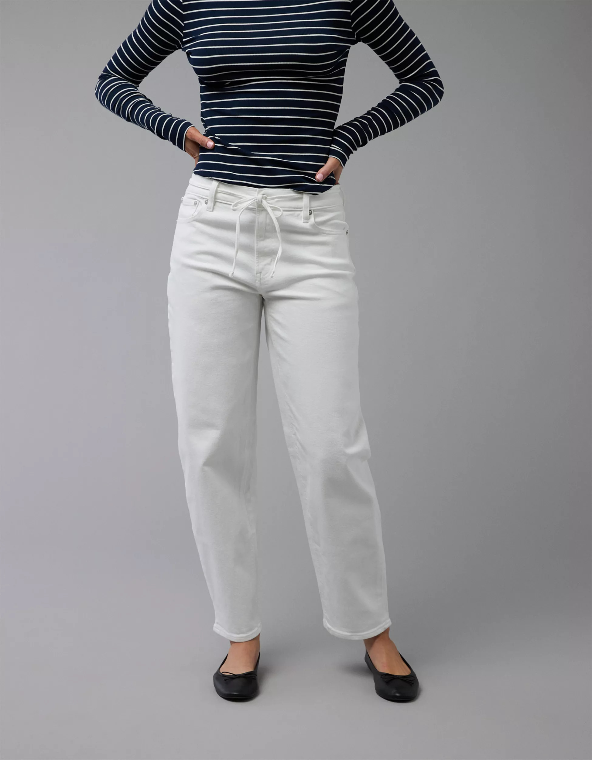 AE Stretch Barrel Jean | American Eagle Outfitters (US & CA)