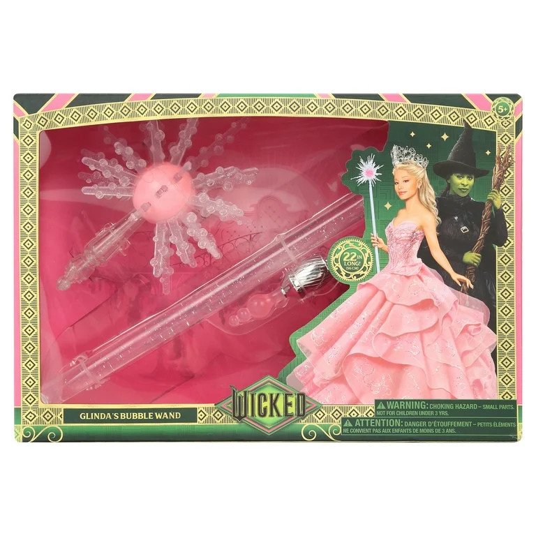 Wicked Glinda's Bubble Wand, 22" - Officially Licensed, Unisex, Children Ages 5+ | Walmart (US)