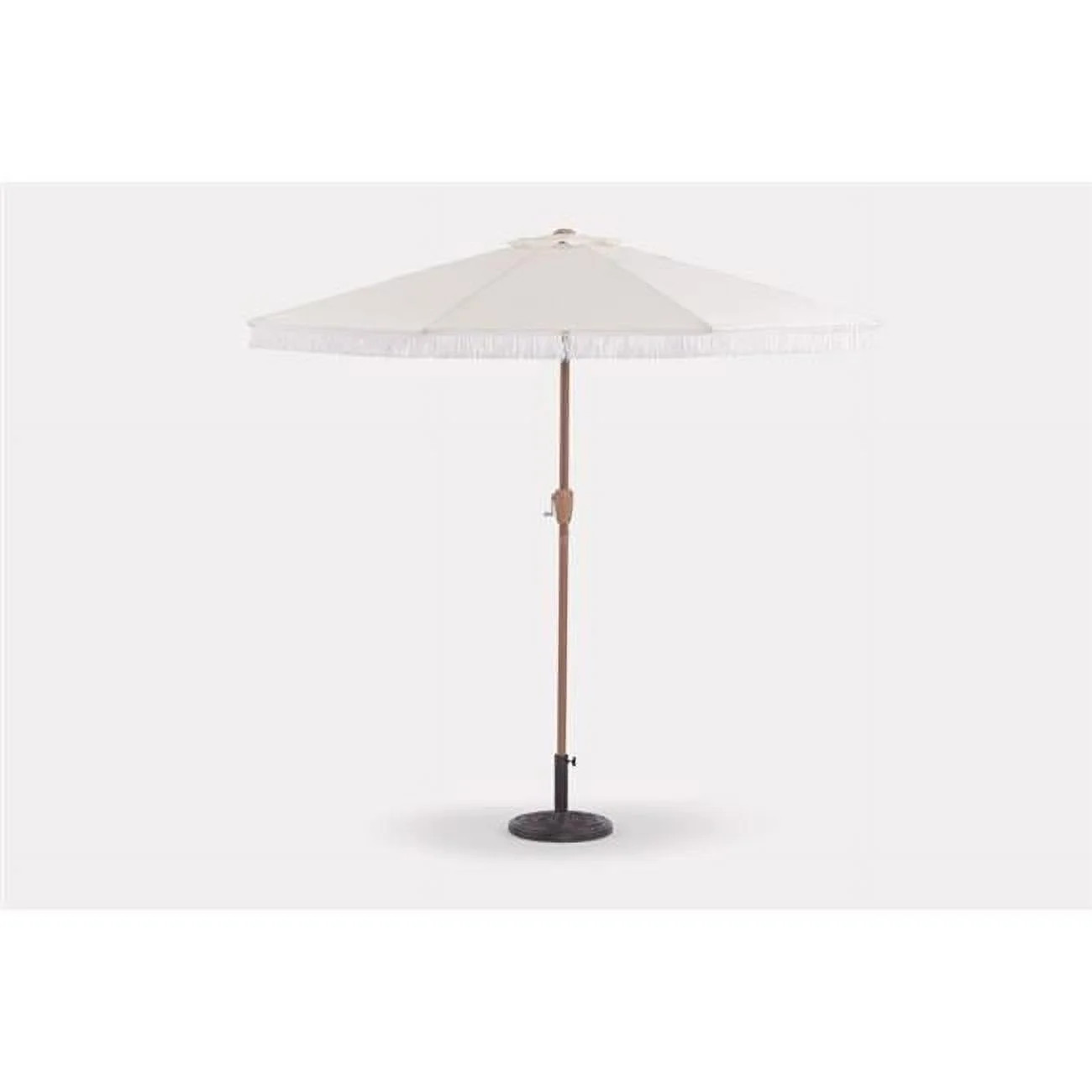 Living Accents  9 ft. Tiltable White Patio Umbrella | Walmart (US)
