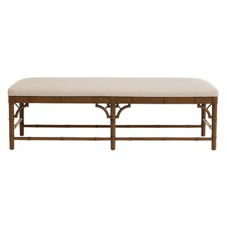 Dayna Bench with Sandberg Parchment Seat | Ballard Designs | Ballard Designs, Inc.