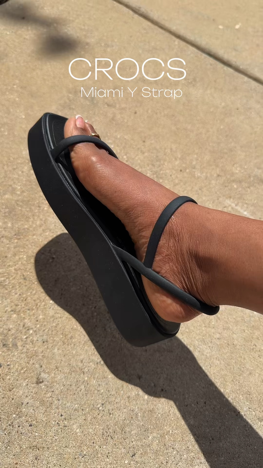 Crocs has really stepped up these designs! These Miami Y strap platform sandals are tea! @crocs 

#LTKgrwm #LTKootd