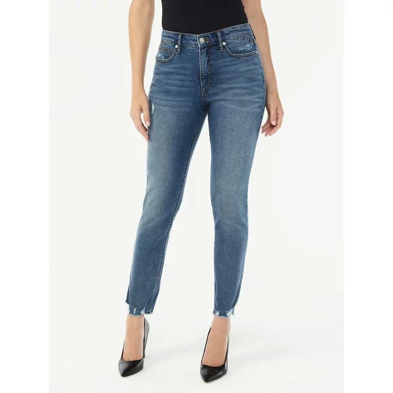 Sofia Jeans Women's Adora Curvy High Rise Girlfriend Jeans | Walmart (US)