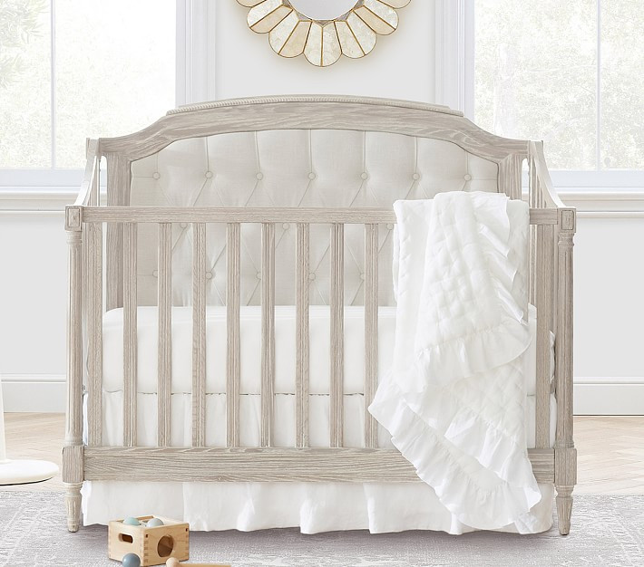 Blythe 3-In-1 Upholstered Convertible Crib | Pottery Barn Kids