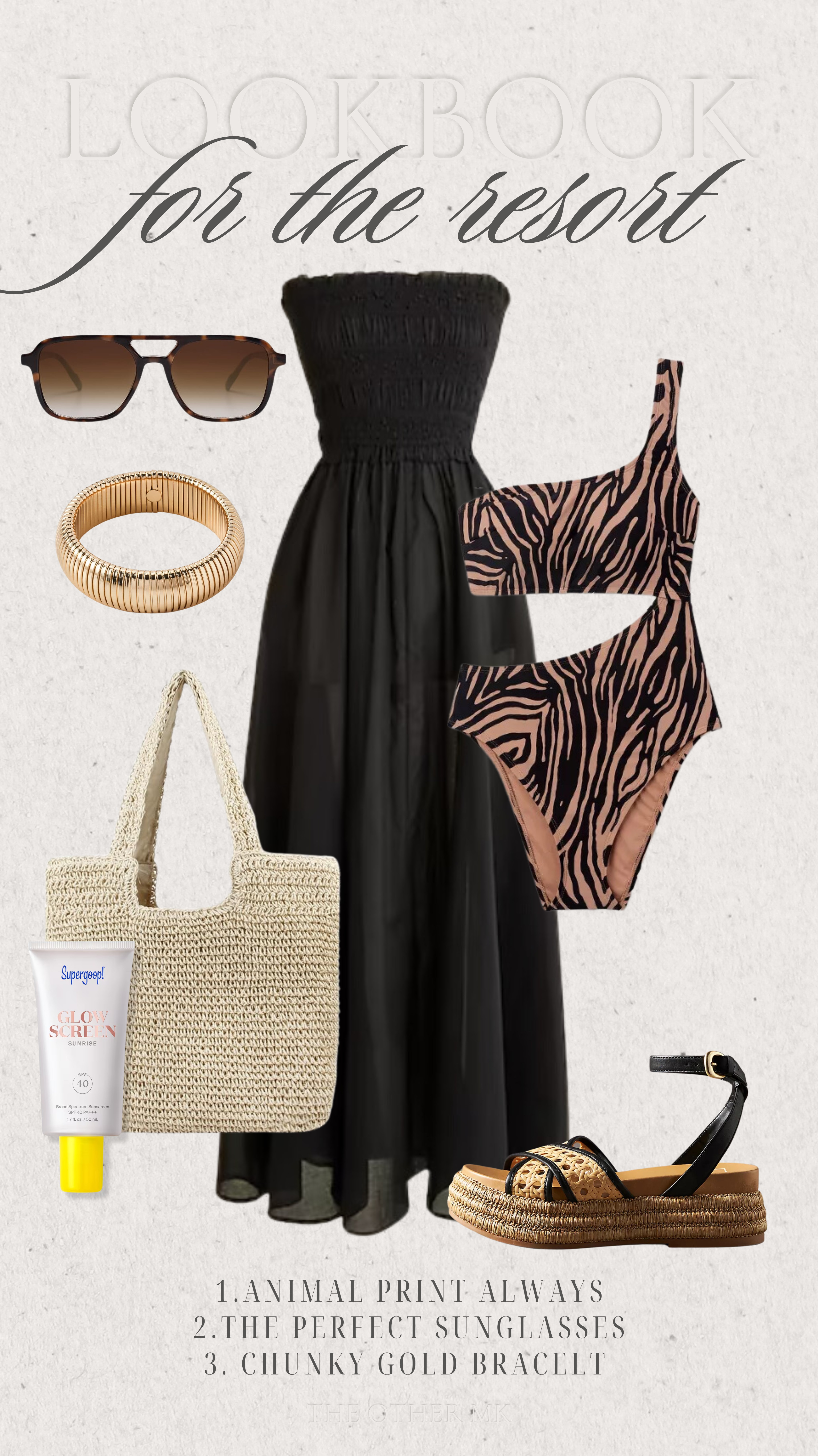 This swim suit is so cute, perfect for your resort vacation!

Spring fashion, Resort fashion, Beach outfit, Pool look, Swimwear, Accessories, Shoes, Bag, Sunglasses 

#LTKMidsize #LTKSwim #LTKStyleTip