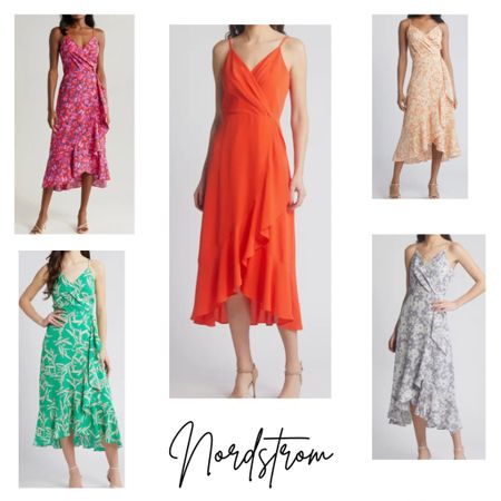 Nordstrom 

Faux Wrap Midi Dress

#LTKfindsunder100