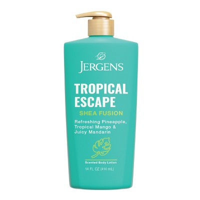 Jergens Shea Fusion Tropical Escape Scented Body Lotion with Vitamin E - 14 fl oz | Target