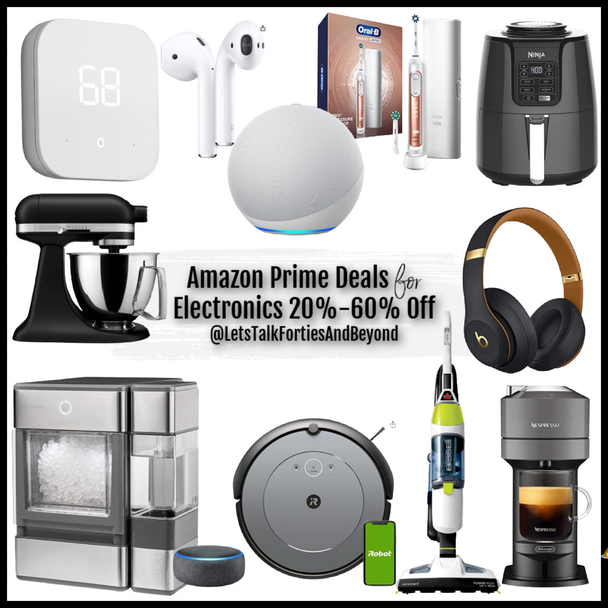 Ready for some early Christmas shopping or maybe you just need to replace a broken appliance? Amazon offers early access to some amazing deals from October 11-12. All of these electronics are now 20-60% which equals to some big savings 💰 


𝕃𝕚𝕟𝕜𝕤 𝕥𝕠 𝕊𝕙𝕠𝕡:
☞︎ See something you like? To shop this look, just click on the link in my Bio ⬆️ You can also instantly shop all of my posts by following me on the @shop.LTK shopping app (@LetsTalkFortiesAndBeyond)

#LTKprime #LTKprimedeals #LTKamazonprime #LTKamazonprimedeals #LTKamazonfinds #LTKamazon #LTKamazonsale #LTKamazonsalealert #LTKAlexa #LTKechodot #LTKninjaairfryer #LTKbeatsheadphones #LTKgiftguide #LTKgiftguides #LTKhomeappliances #LTKroombavacuum #LTKbissellvacuum #LTKkasalightbulbs #LTKKItchenaid #LTKkitchenappliances #LTKkasasmart #LTKchristmasgifts #LTKchristmasgiftguide



#LTKunder100 #LTKhome #LTKsalealert