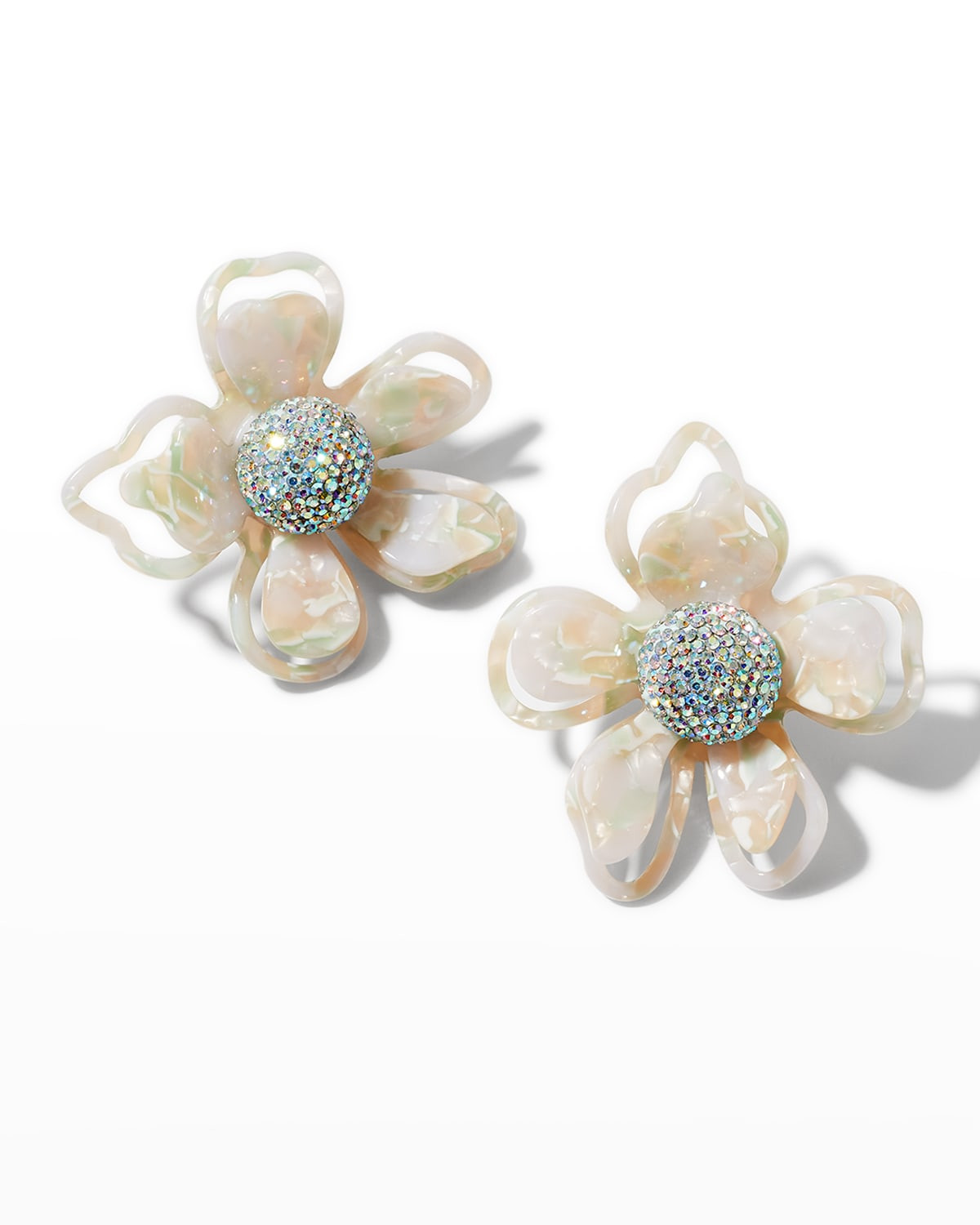 Crystal Azalea Statement Earrings | Neiman Marcus