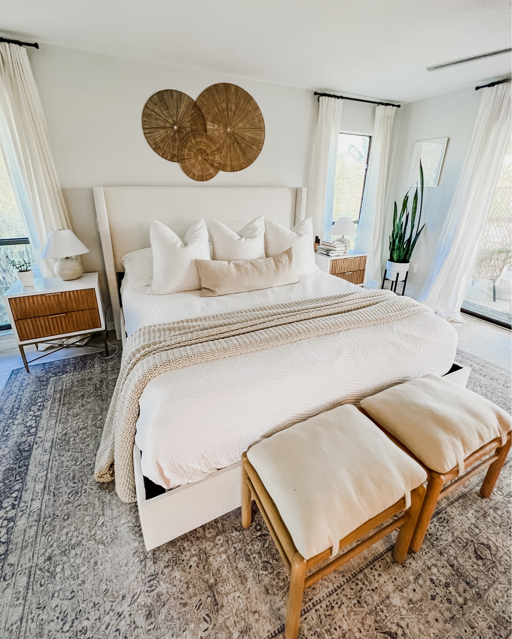 Boho neutral master bedroom decor

#LTKhome