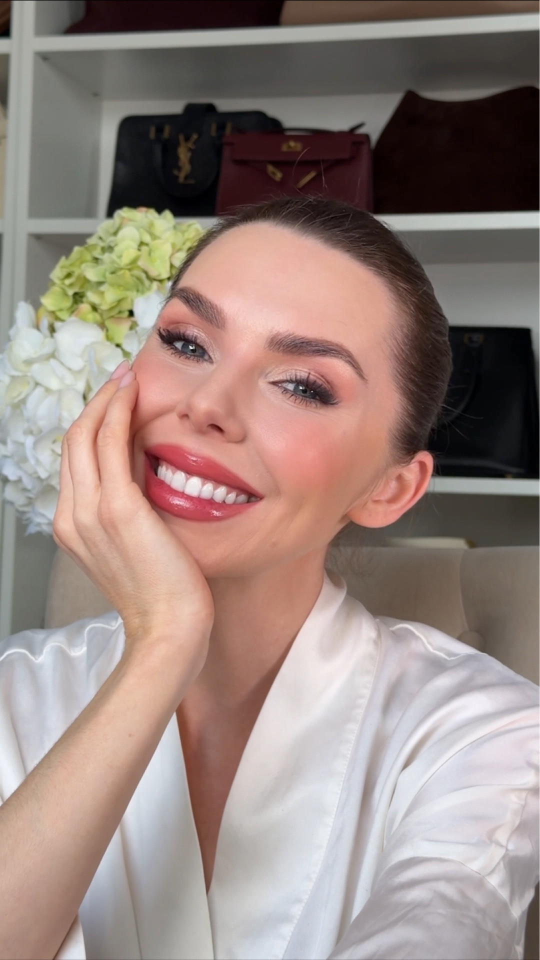 Base
- NARS Radiant Creamy Concealer 2N Vanilla
-Dior Backstage Concealer 2N

Cheeks
- Dior Blush Coral
- Dior Bronzer
- Sarah Keary by SK Highlighter

Eyes
 - Burberry Eyeshadow Quad
- KIKO Milano Eyeliner
- Ilia Limitless Lash Mascara Brown

Brows
- Benefit Precisely My Brow Pencil 3.5
- NYX The Brow Glue Clear

Powder
- Charlotte Tilbury Airbrush Brightening Powder

Lips
- Wonderskin Lip Stain, Whimsical
- Rimmel Exaggerate Lip Liner 110 Spice
 - Pixi by Petra Matte Liquid Lip Natural
- Pixi Beauty LipTone pH Reactive Lip Gloss Peachyness

Tools
- Beautyblender Makeup Sponge
- Sweed Eyelash Curlers


#LTKbeauty #LTKuk #LTKeurope