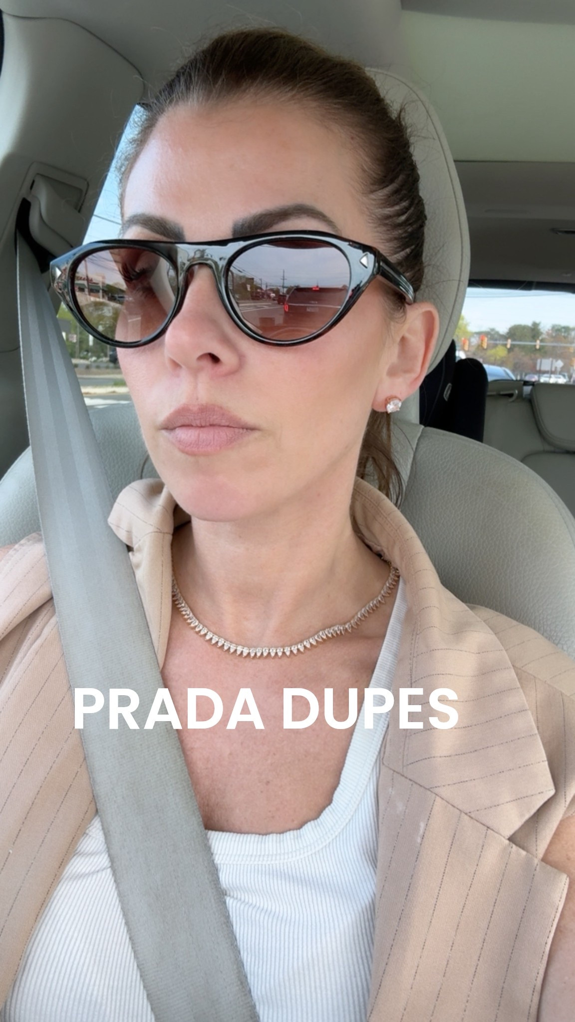 Best find a long time! Checkout these Prada sunglass dupes from Amazon! Yesssss baby  