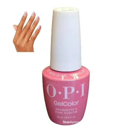 OPI Gelcolor Gel Nail Polish 0.50 oz. - Intelli-Gel - GCG01 - Aphrodite's Pink Nightie | Walmart (US)
