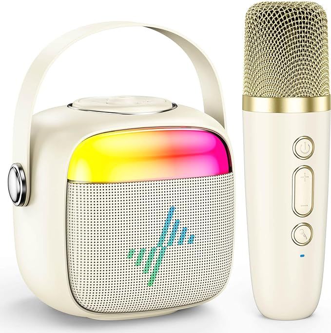 LENRUE Karaoke Machine for Kids, Birthday Gifts for Girls Boys Teens with Wireless Microphone, Co... | Amazon (US)