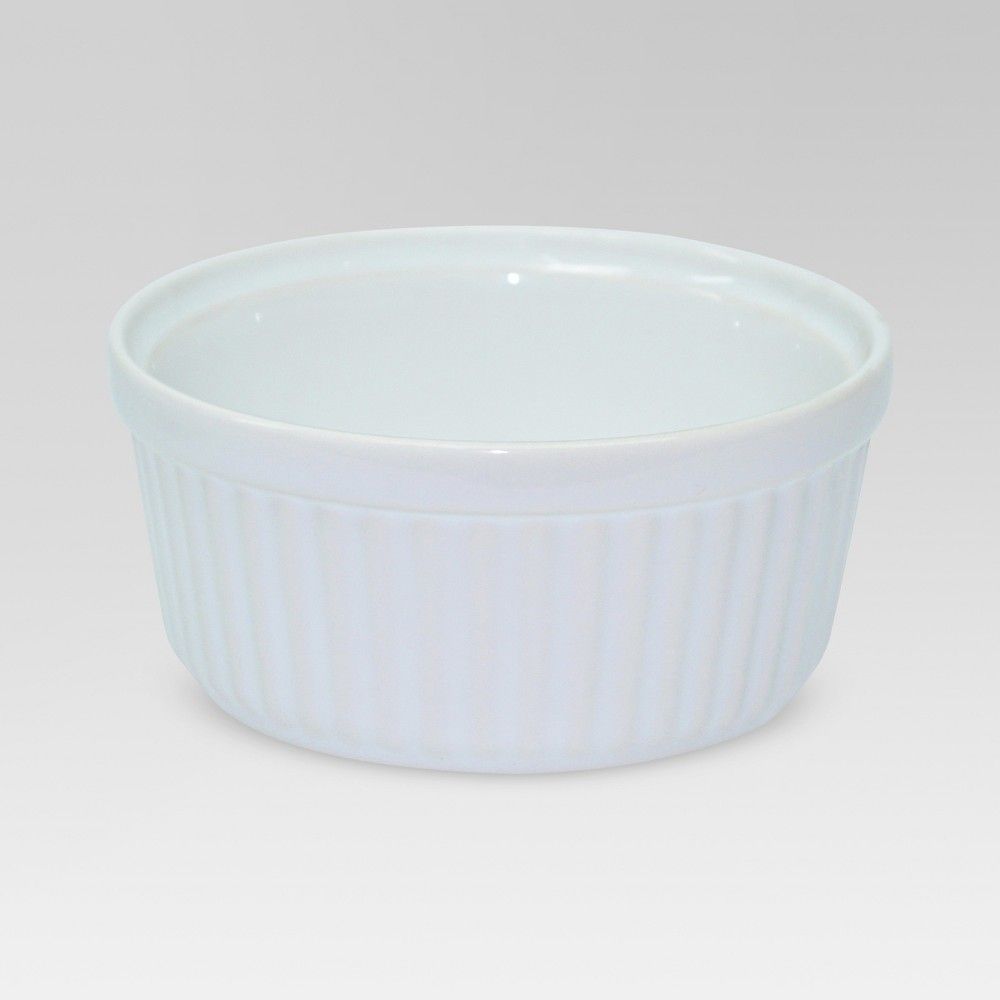 4.7oz Porcelain Ramekin White - Threshold | Target