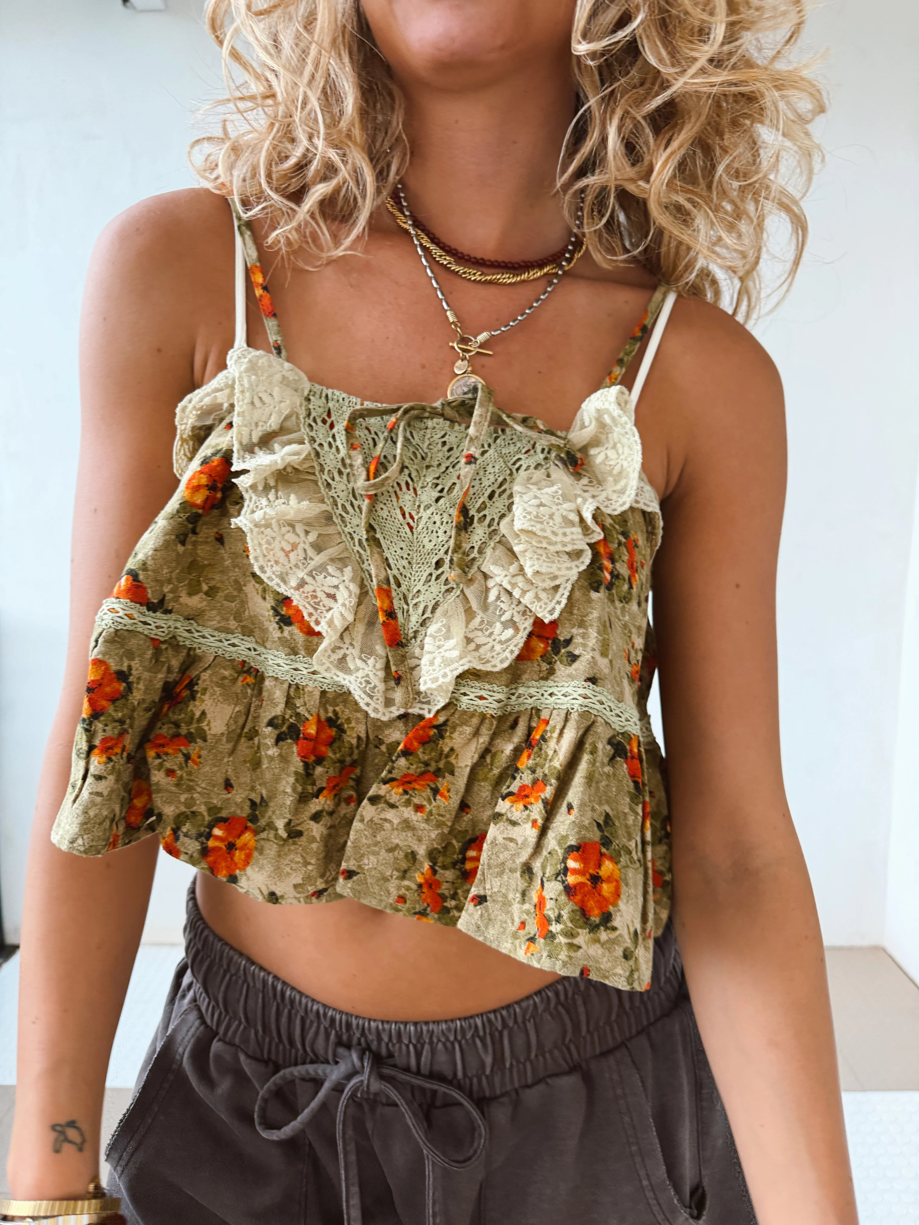 Printed Alyssa Top | Copper and Cloth