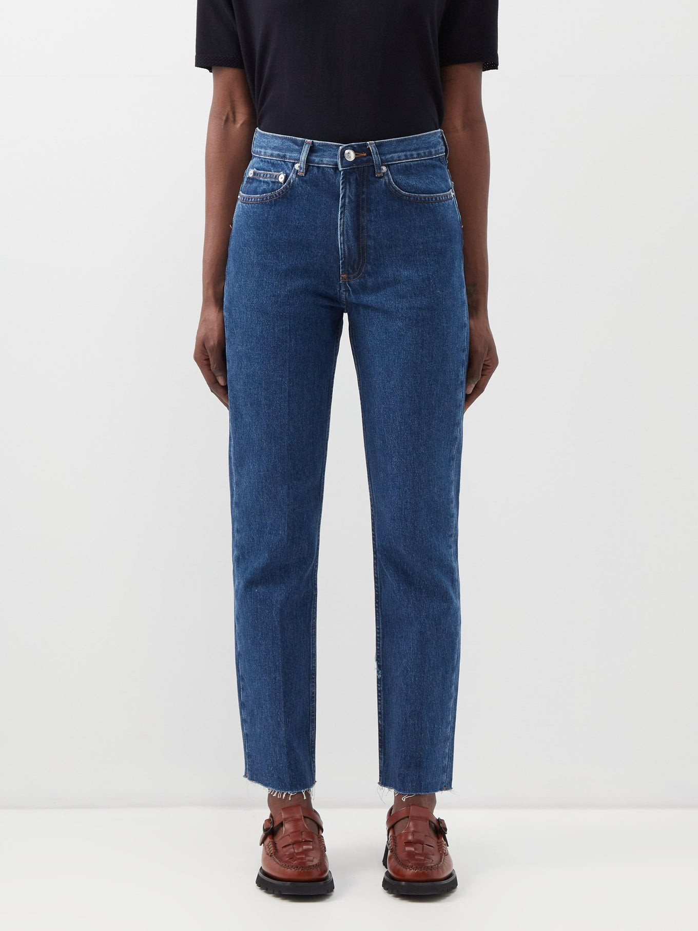 High-rise straight-leg jeans | A.P.C. | Matches (UK)