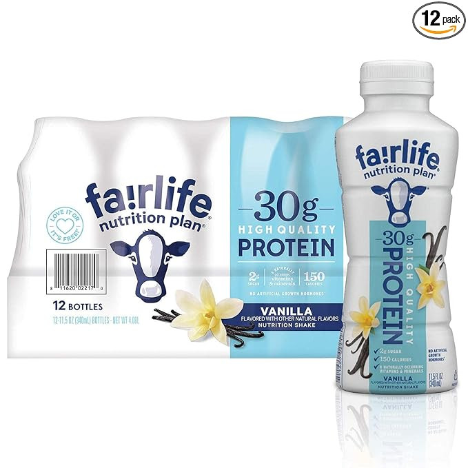 Fairlife Nutrition Plan Vanilla (11.5 fl., oz. 12pk) | Amazon (US)