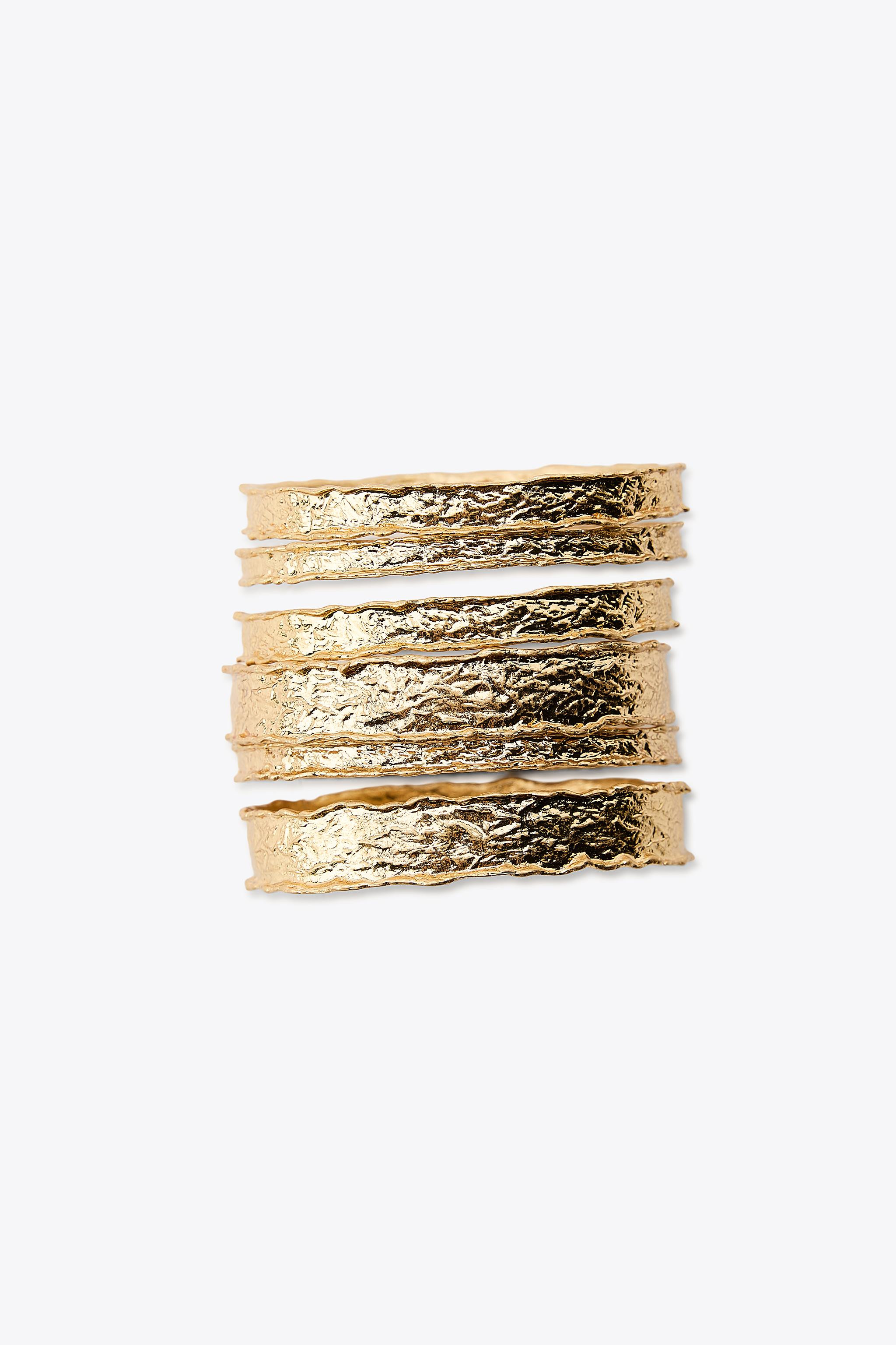 PACK OF TEXTURED BRACELETS | Zara AU