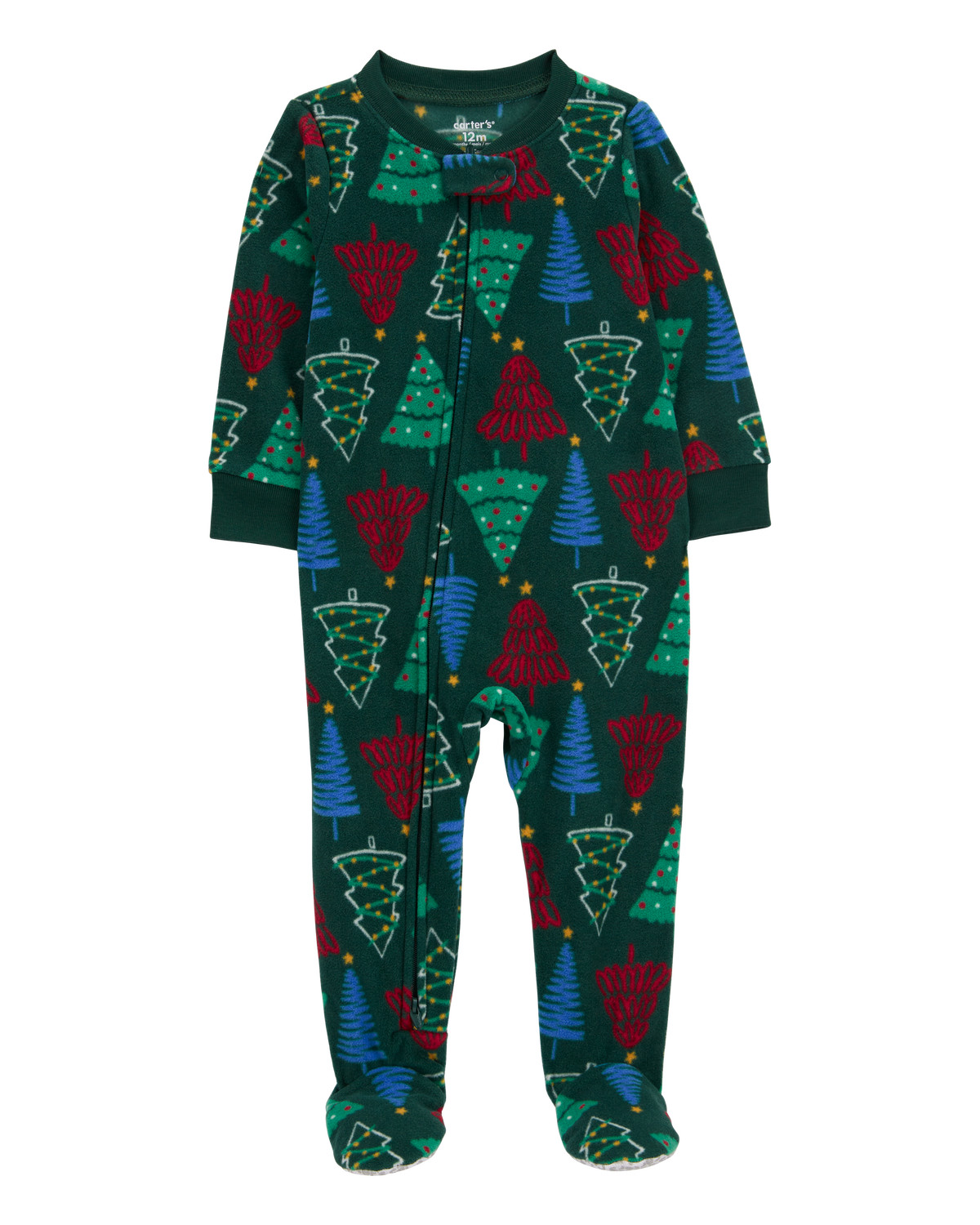 Baby 1-Piece  Christmas Tree Fleece Footie Pajamas
 - Carter's | Carter's | Carter's Inc