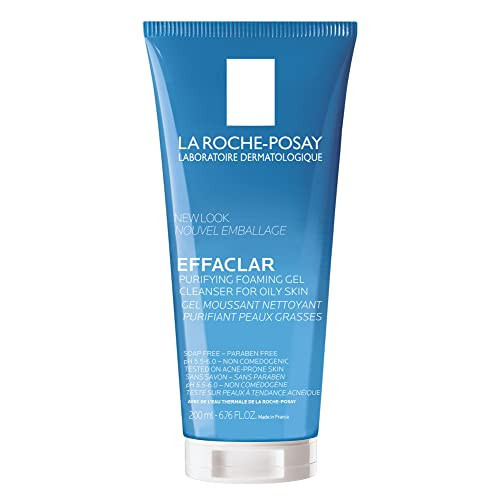 La Roche-Posay Effaclar Purifying Foaming Gel Cleanser for Oily Skin, With Zinc Pidolate To Remove Excess Oil & Shine, Alcohol Free & Oil Free, Face Wash For Oily Skin, Sensitive Skin Tested | Amazon (US)