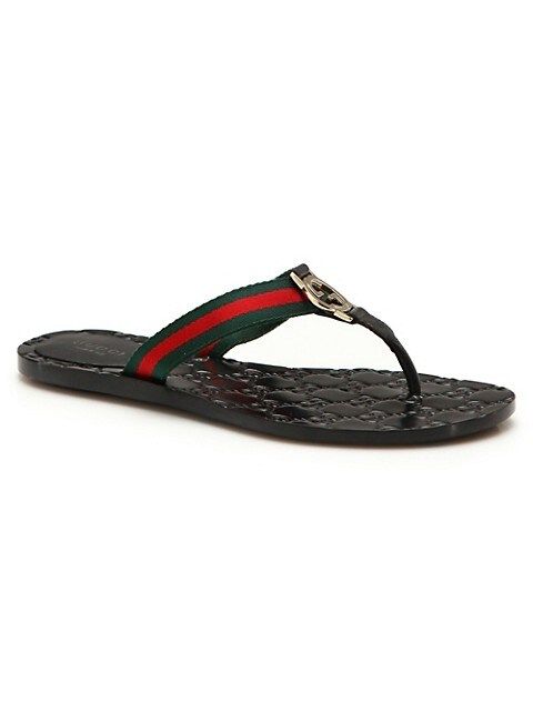 Web Strap Thong Sandals | Saks Fifth Avenue