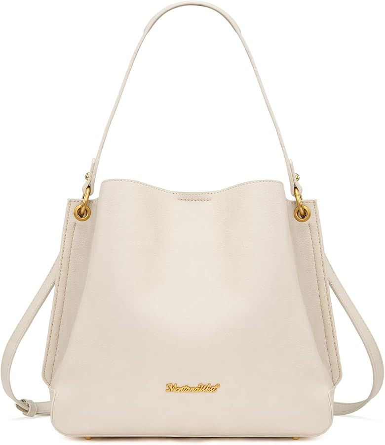 Montana West Hobo Purse for Women Bucket Shoulder Bag with Crossbody Strap | Amazon (US)