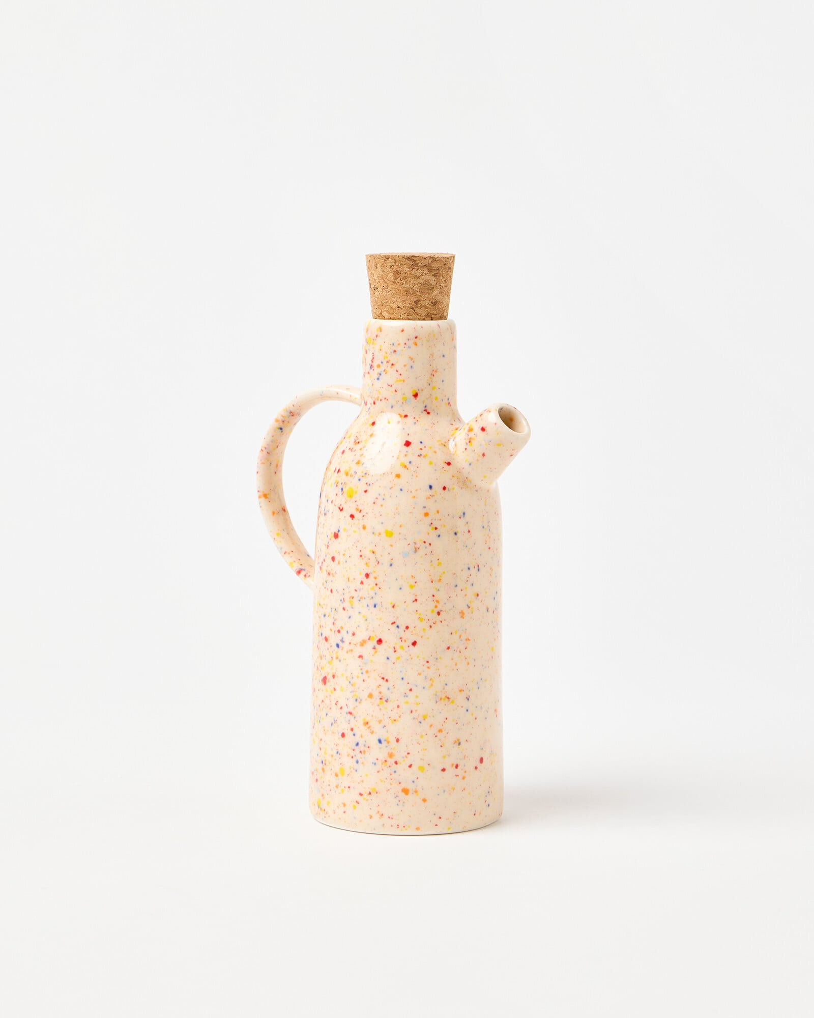 Speckle Ceramic Oil Bottle | Oliver Bonas | Oliver Bonas (Global)