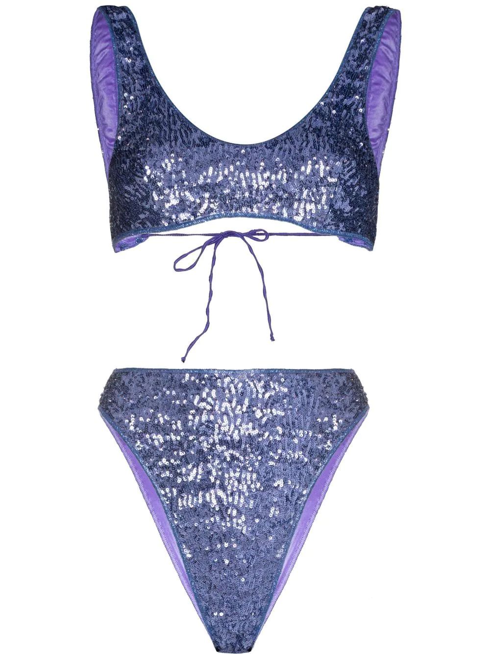 Oséree sequin-embellished Bikini Set - Farfetch | Farfetch Global