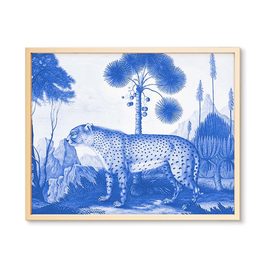 Vintage Leopard Drawing | Urban Garden Prints