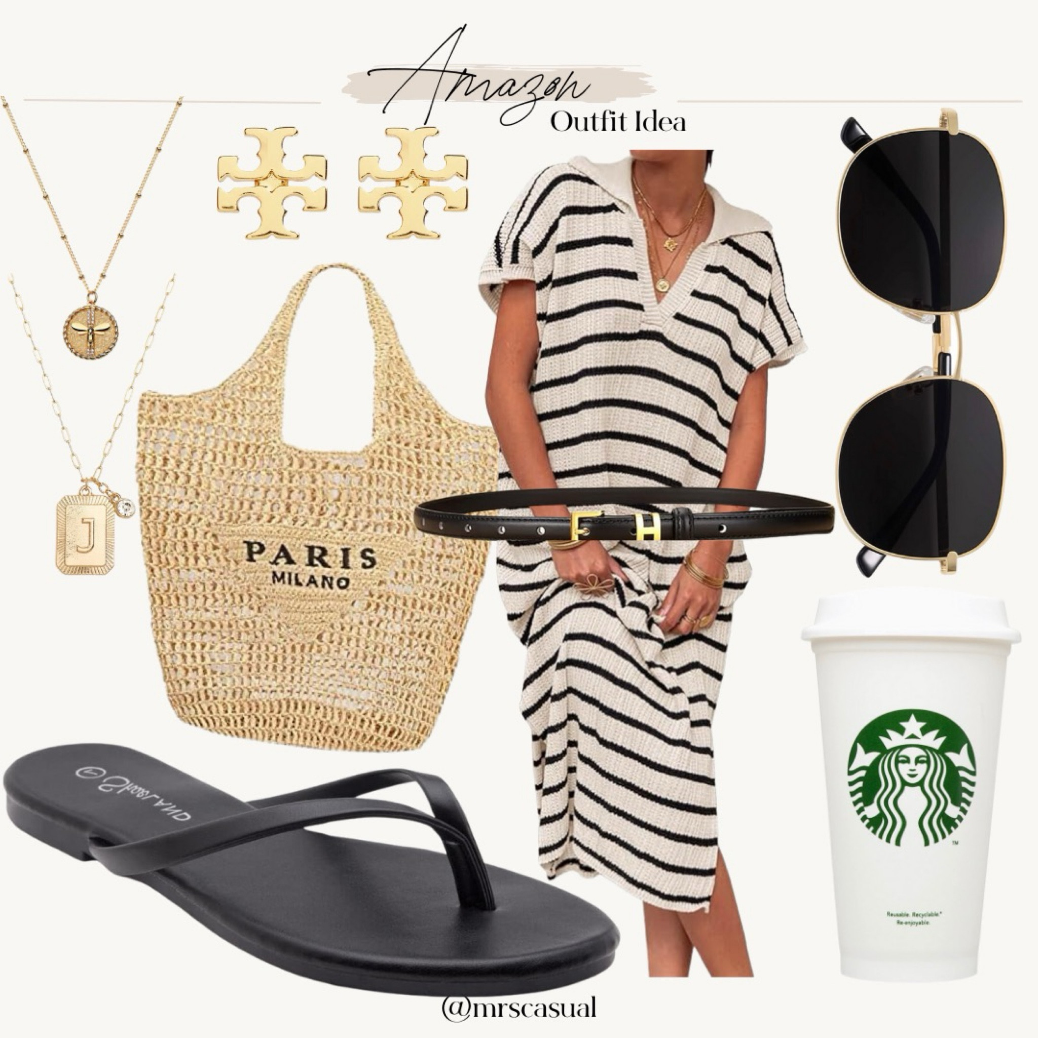 Loving this Amazon striped maxi dress for summer 🩷 

#LTKitbag #LTKSeasonal #LTKfindsunder50