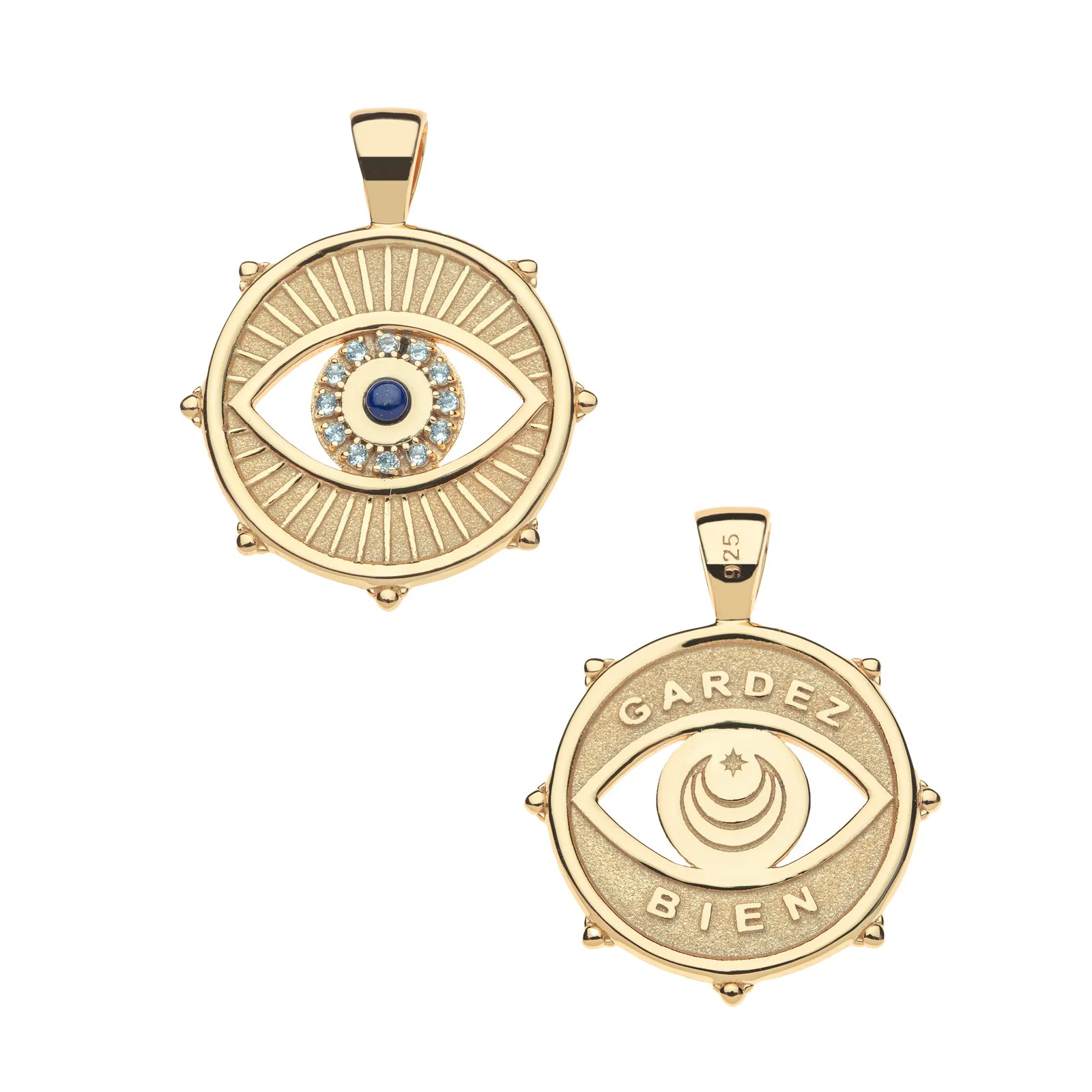 PROTECT With an Open Eye Coin Pendant | Jane Win