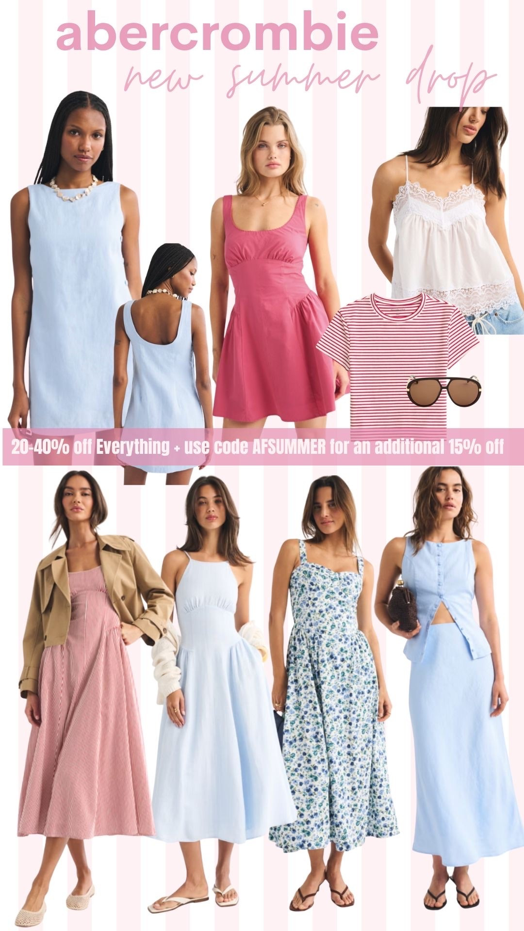A drop I couldn’t resist!! These Abercrombie finds are so good. 
Use code AFSUMMER for an additional 15% off

#LTKSaleAlert #LTKootd #LTKOver40