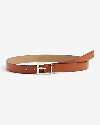 Skinny Square Buckle Belt | Express