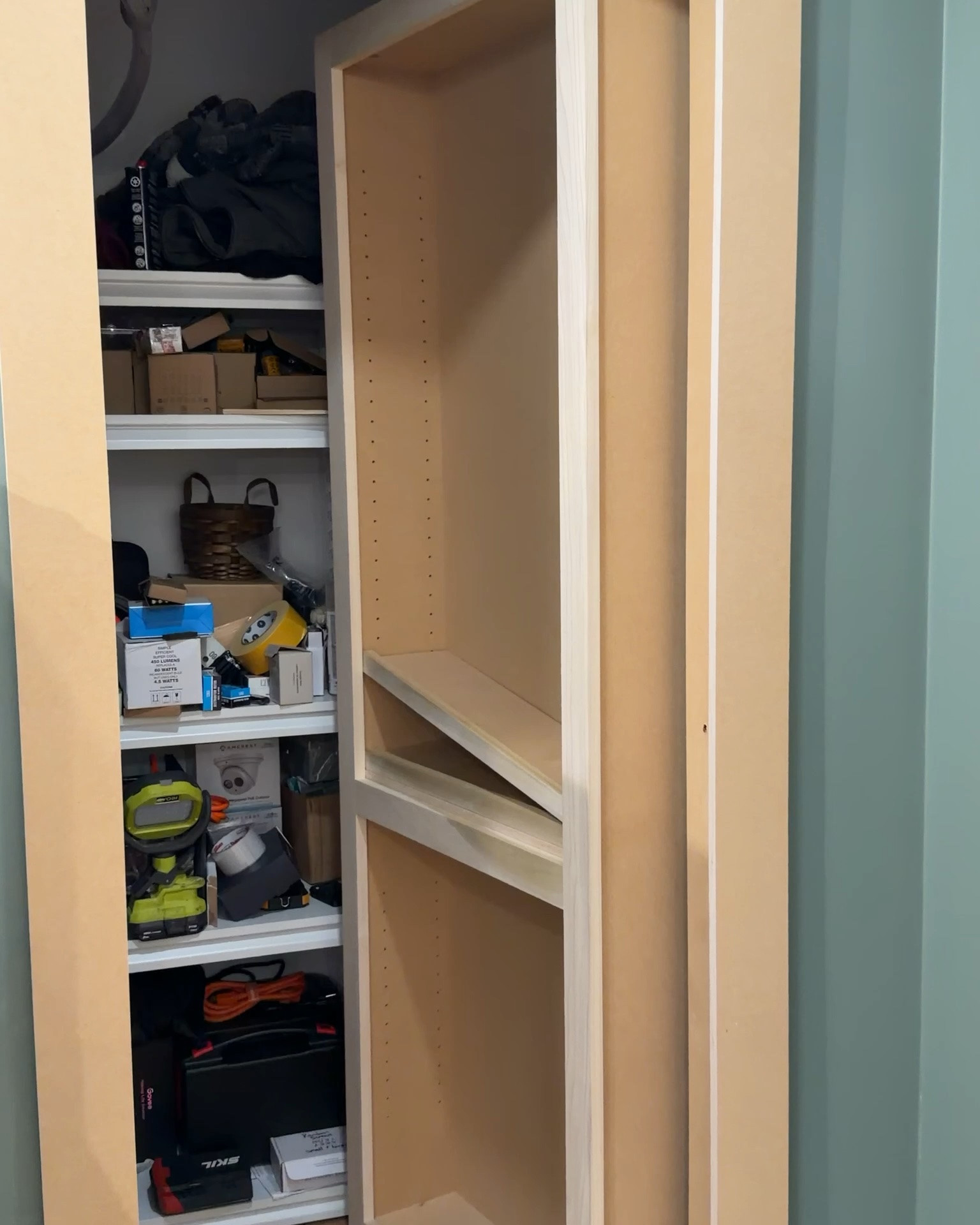 The tools we used to install our hidden bookshelf door. #skil #tools #reno

#LTKHome