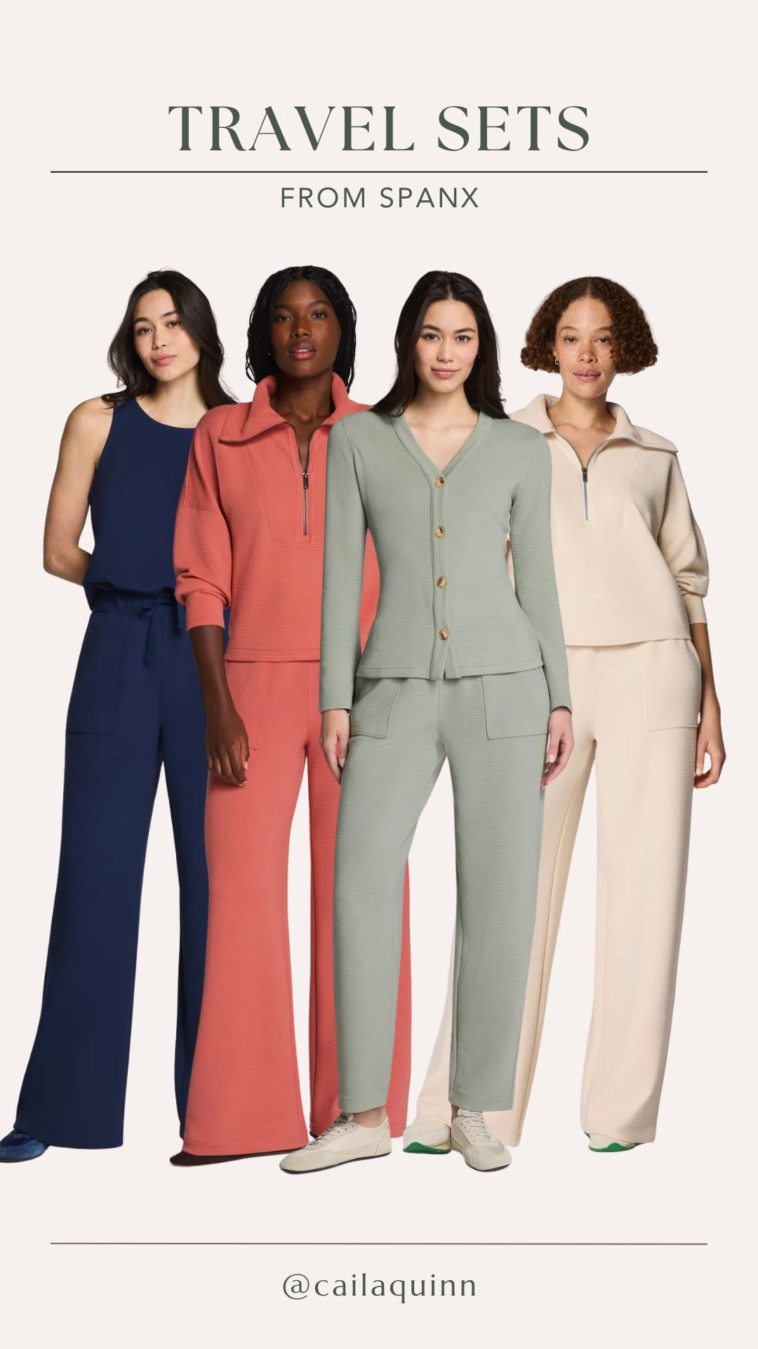 Comfy chic travel sets I love from Spanx! 

 #LTKgrwm #LTKootd #LTKTravel