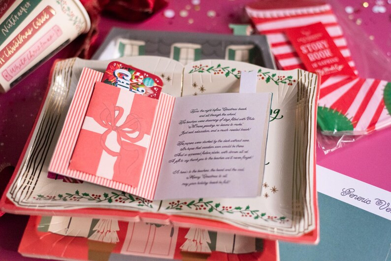 Christmas Teacher Tag Printables Holiday Gift Tags for Teachers Easy Appreciation Gift Tags Print... | Etsy (US)