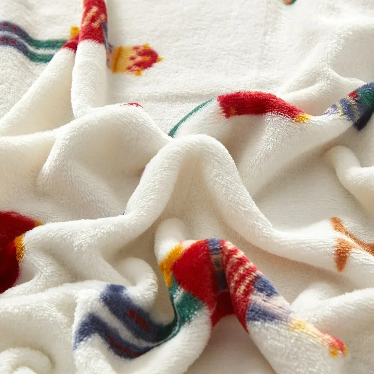 Holiday Time Cozy Christmas Plush Nutcracker Throw Blanket, Standard Size, All Ages - Walmart.com | Walmart (US)