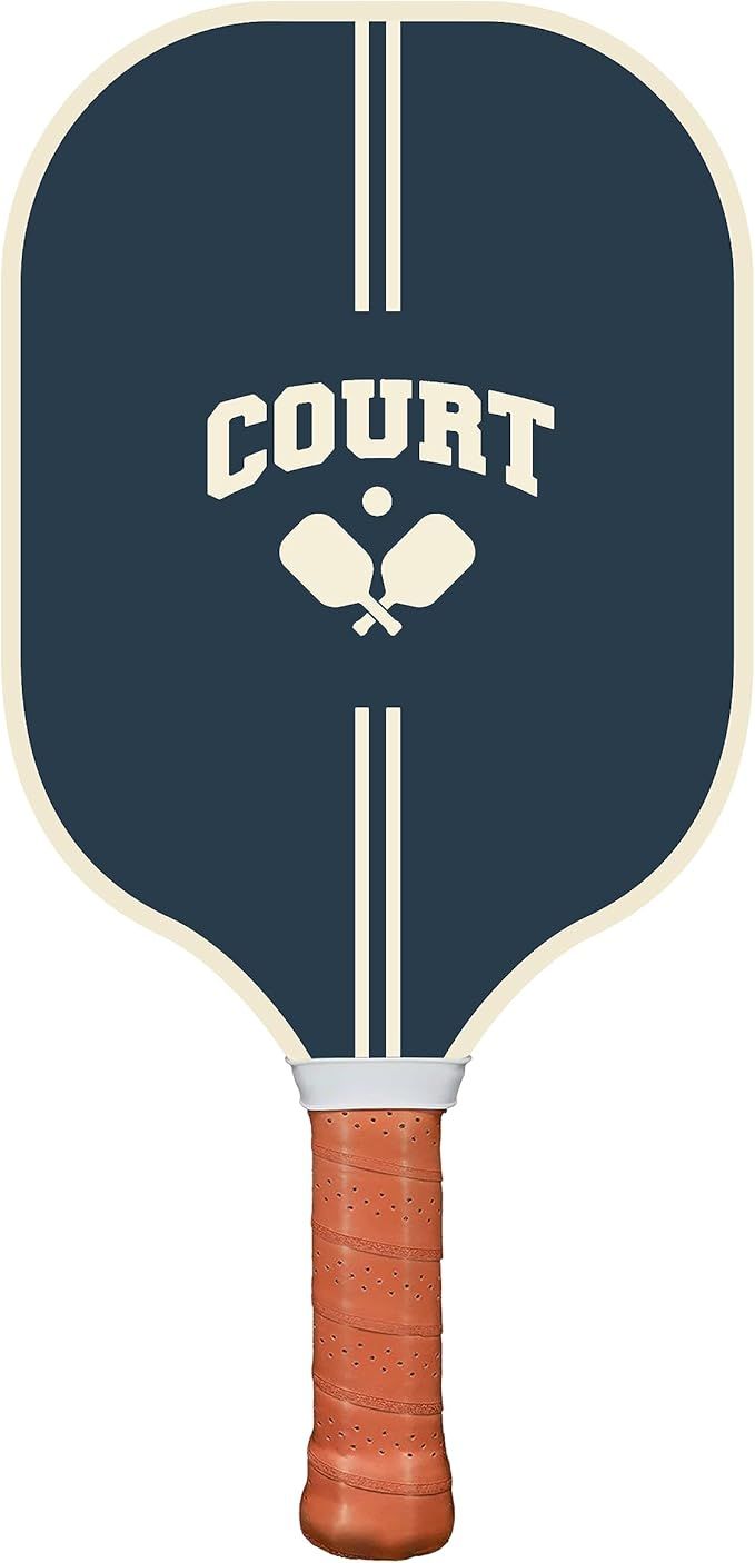 Court Pickleball Paddle - Carbon Fiber, Honeycomb Core, Cushioned Non-Slip Grip - Premium, Aesthe... | Amazon (US)
