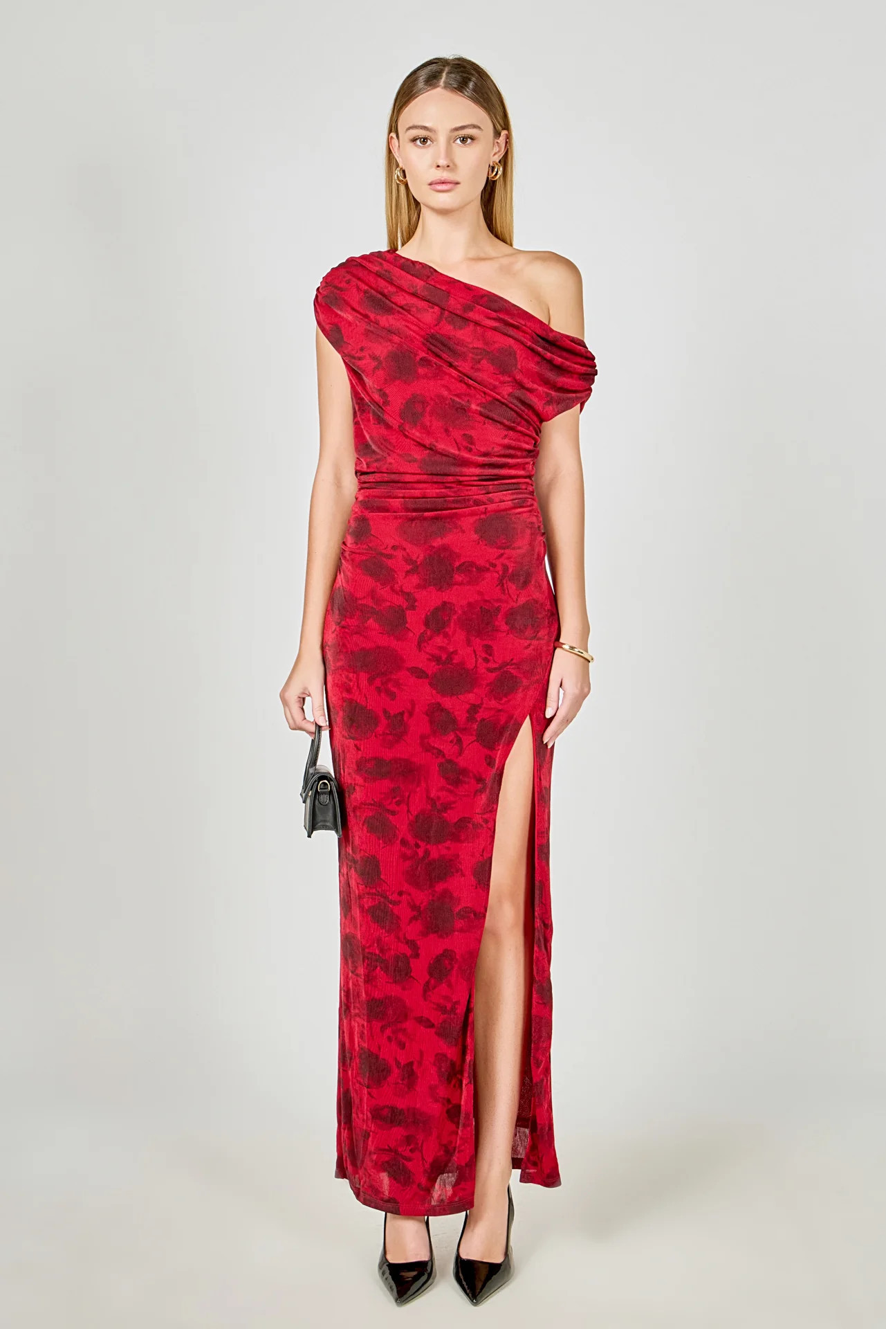 Floral Mesh Maxi Dress | Endless Rose