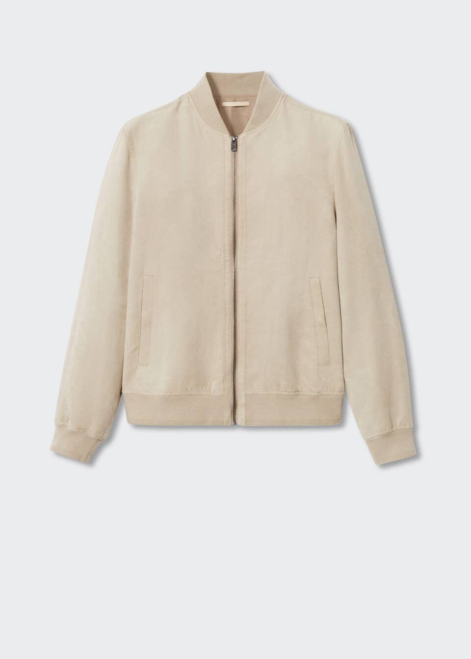 Suede-effect bomber jacket -  Men | Mango Man USA | MANGO (US)