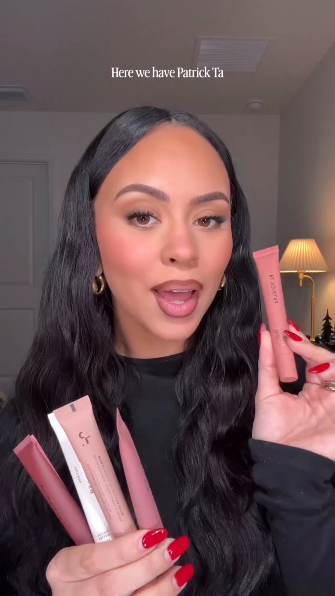 swatching all new shades of @patricktabeauty For Lips balms 🫦✨