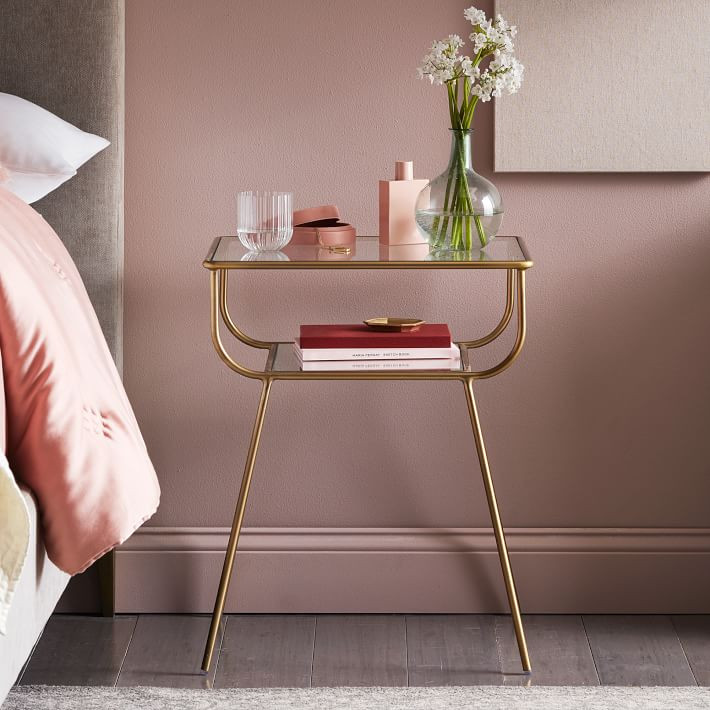 Curved Terrace Nightstand | West Elm (US)